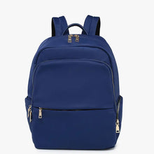 Load image into Gallery viewer, Victoria Nylon Backpack w/ 3 Compartments