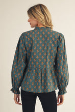 Load image into Gallery viewer, Lovely Floral Peplum Top