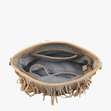 Load image into Gallery viewer, Sadie Suede Fringe Crossbody w/ Guitar Strap