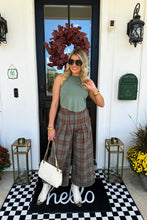 Load image into Gallery viewer, CAYLA CROP PLAID PANTS