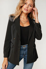 Load image into Gallery viewer, TASSEL SHOULDER FRONT BUTTON DOWN BLAZER