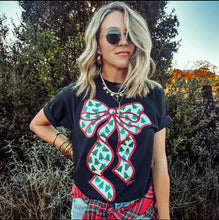 Load image into Gallery viewer, GLITTER BOW TEE