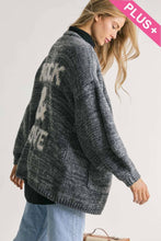 Load image into Gallery viewer, KNIT LONG SLEEVE CARDIGAN