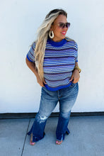 Load image into Gallery viewer, ABBY STRIPE KNIT TOP
