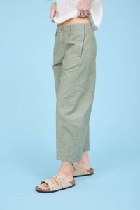 WIDE LEG CAPRI PANTS