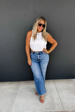 Load image into Gallery viewer, RHINESTONE COWGIRL MID RISE JEAN