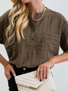 Vertical Striped Long Sleeve
