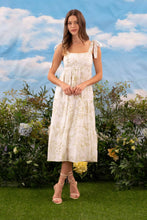 Load image into Gallery viewer, FRUIT BLOSSOM TIERED MIDI DRESS