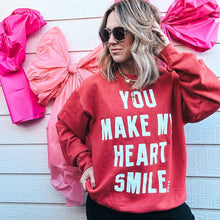 Load image into Gallery viewer, You Make my Heart Smile Sweatshirt