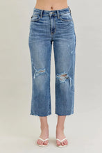 Load image into Gallery viewer, "JOLIE" CROPPED JEAN DISTRESSED
