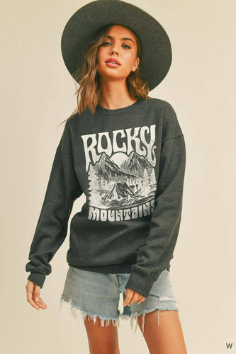 Unisex Rocky Mountain Graphic Sweatshirts