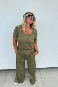 RILEY BOYFRIEND PATCH POCKET TEE