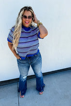 Load image into Gallery viewer, ABBY STRIPE KNIT TOP