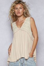 Load image into Gallery viewer, Sleeveless Loose Fit V-Neck Babydoll Casual Knit Top SALE