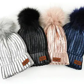 Britt's Knits Glacier Knit Pom Hat Assortment