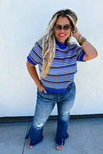 Load image into Gallery viewer, ABBY STRIPE KNIT TOP