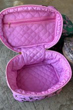 Load image into Gallery viewer, QUILTED PUFFER MAKEUP BAG
