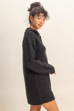 Load image into Gallery viewer, Sophisticated Polo Long Sleeve Sweater Dress