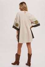 Load image into Gallery viewer, BOHO EMBROIDERED BABYDOLL DRESS