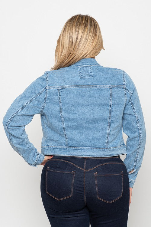 TERRY DENIM JACKET