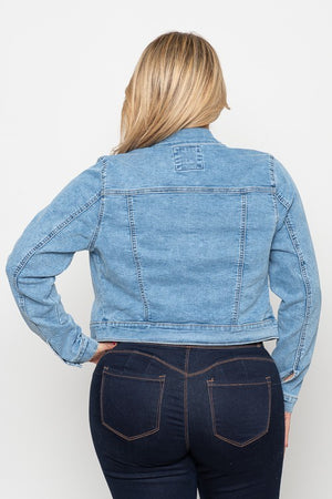 TERRY DENIM JACKET