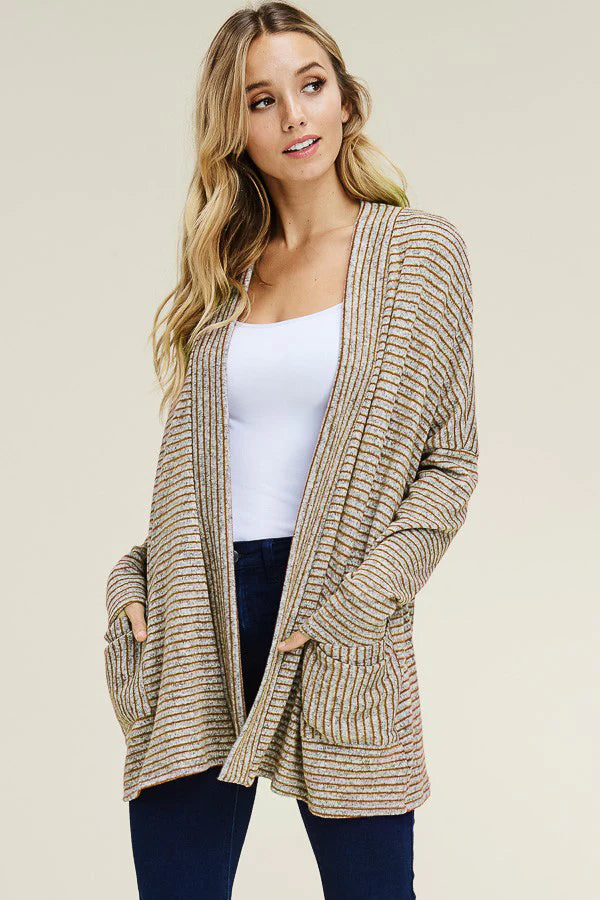 PLUS MUSTARD CARDIGAN CASHMERE