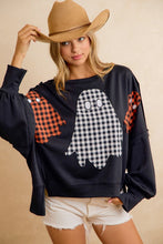 Load image into Gallery viewer, Plaid Ghost Sweatshirt