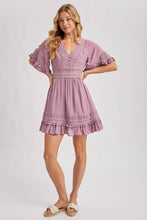 Load image into Gallery viewer, V-NECK LACE DRESS OPEN BACK - EASTER DAY