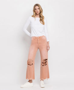 90'S VINTAGE CROP FLARE JEANS