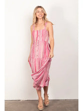 Load image into Gallery viewer, Plus Size Button Down Printed Summer Midi Dress