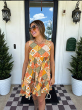 Load image into Gallery viewer, Harvest Patchwork Dress