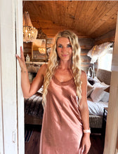 Load image into Gallery viewer, Satin Slip Dress