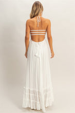 Load image into Gallery viewer, Smocked Halter Maxi Dress