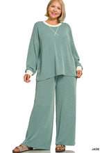 Load image into Gallery viewer, Raised Rib Round Neck Set