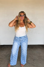 Load image into Gallery viewer, SPOT ON POLKA DOT JEANS