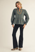 Load image into Gallery viewer, Lovely Floral Peplum Top