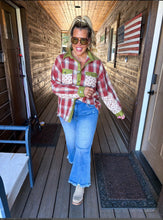 Load image into Gallery viewer, Scarlett Plaid Shacket