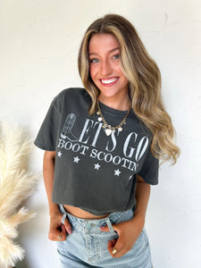 Let’s Go Boot Scootin’ Midi Tee