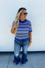 Load image into Gallery viewer, ABBY STRIPE KNIT TOP