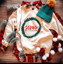 Load image into Gallery viewer, JESUS IS THE REASON SWEATSHIRT