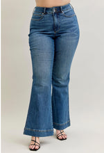 Load image into Gallery viewer, HW Flare Tummy Control Double Button -Judy Blue