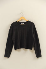 Load image into Gallery viewer, Ribbed Texture Crew Neck Sweater