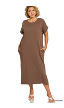 Load image into Gallery viewer, Short Sleeve Midi Dress