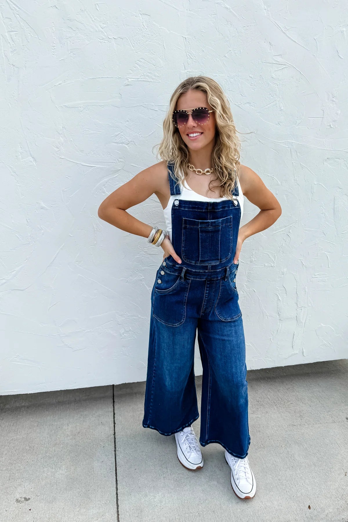 SCOUT CROP WIDELEG OVERALLS