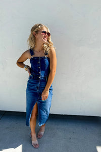 FRANKIE DENIM DRESS