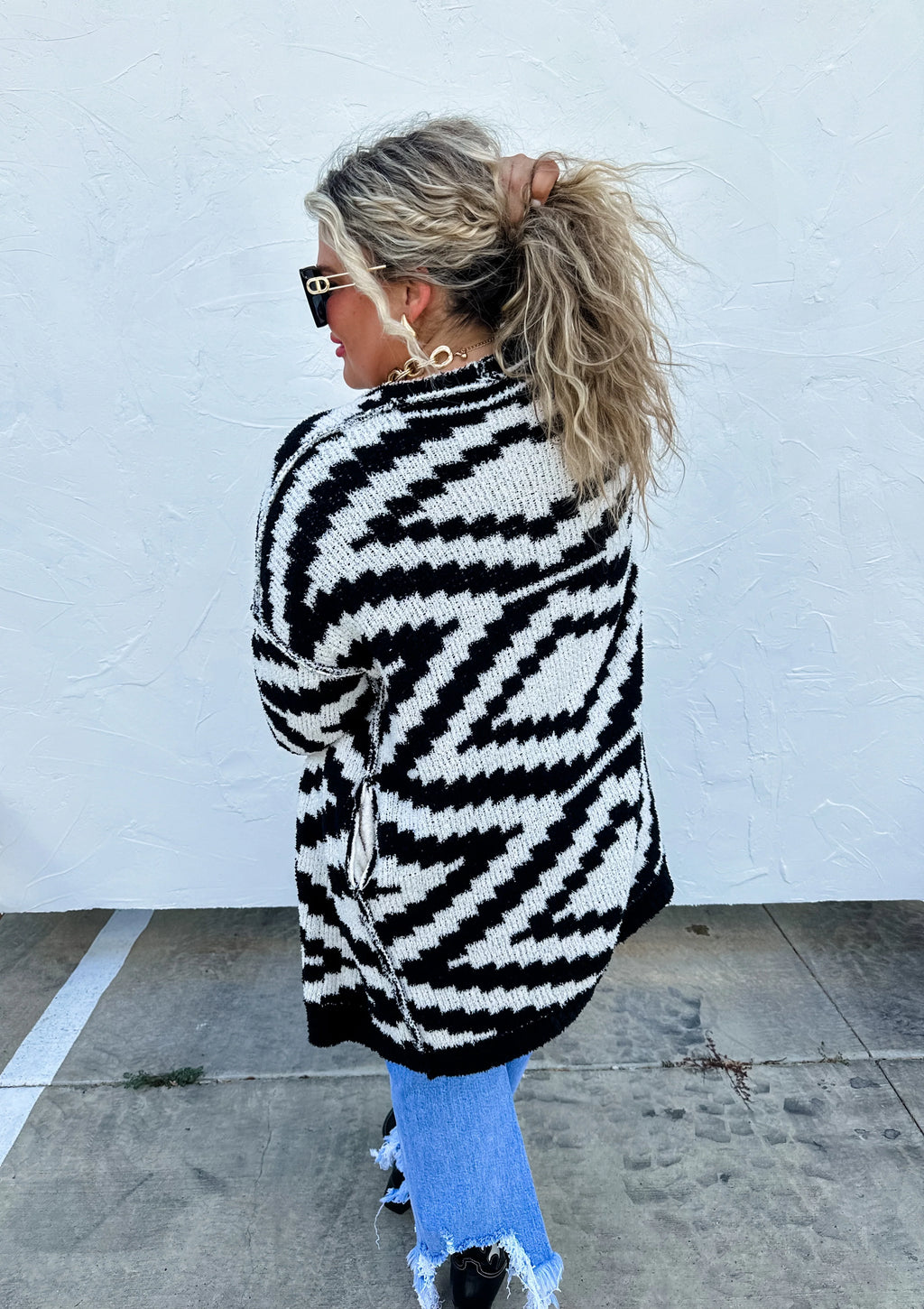 AZTEC REVERSIBLE CARDIGAN