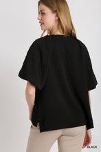 Load image into Gallery viewer, Jacquard Round Neck Top