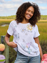Load image into Gallery viewer, Aiden Cotton Tee - White Live Happy