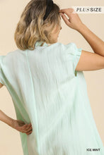 Load image into Gallery viewer, Pleated Detail Short Sleeve Dress