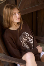 Load image into Gallery viewer, Western Boot Jacquard Long Sleeve Knit Sweater